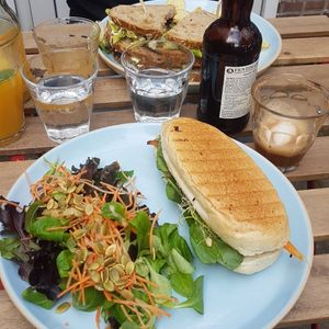 Panini & BLT at Fast & Vegan in The Hague