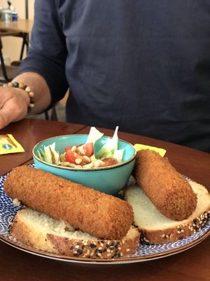 Vegan ”kroket”!!! at Fast & Vegan in The Hague