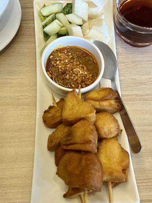 Satay   at Botanist Cafe in Malacca