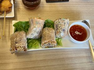 Fresh spring rolls   at Botanist Cafe in Malacca