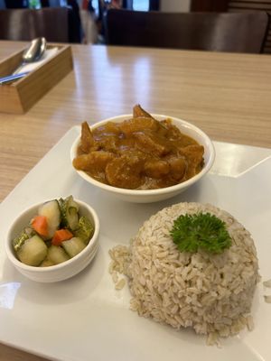 Vegan rendang  at Botanist Cafe in Malacca