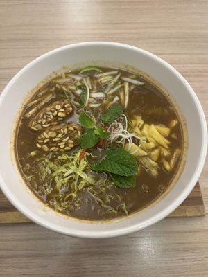 Assam laksa   at Botanist Cafe in Malacca