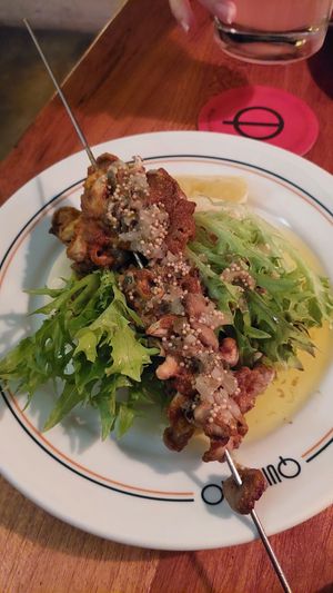 Kebab de cogumelos at Quincho Cozinha & Coquetelari in Sao Paulo