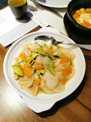 Rice cakes at Yi Wei Chinese Art in Genoa