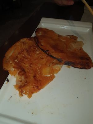 kimchi piadina at Yi Wei Chinese Art in Genoa
