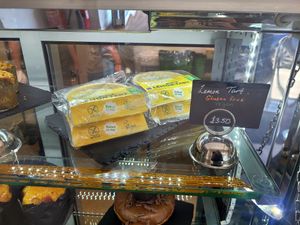 Lemon Tart. at Cadwaladers in Porthmadog