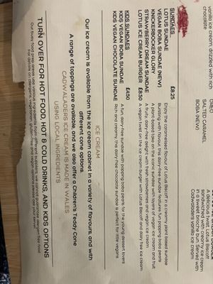   at Cadwaladers in Porthmadog