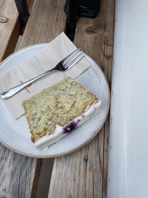 Lemon & poppy seed cake   at Jaunty Goat Coffee - Northgate St in Chester