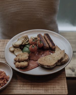 English breakfast! at Jaunty Goat Coffee - Northgate St in Chester
