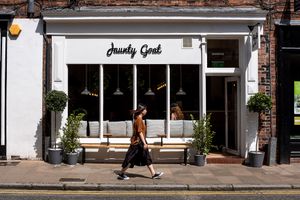 Outdoor Seating at 128 Northgate Street at Jaunty Goat Coffee - Northgate St in Chester