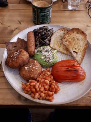 Full English at Jaunty Goat Coffee - Northgate St in Chester