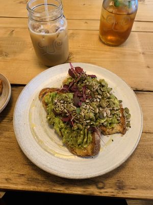 Avocado toast! The best in town! 🥑 at Jaunty Goat Coffee - Northgate St in Chester