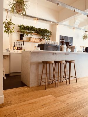 Jaunty Goat has the most amazing simplistic decor.  at Jaunty Goat Coffee - Northgate St in Chester