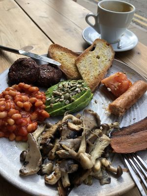 Vegan breakfast  at Jaunty Goat Coffee - Northgate St in Chester