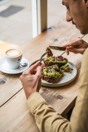 Avocado on spelt at Northgate Street at Jaunty Goat Coffee - Northgate St in Chester