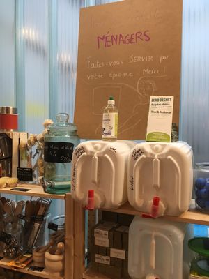 Cleaning products  at L'Epicerie Kilogramme in Paris