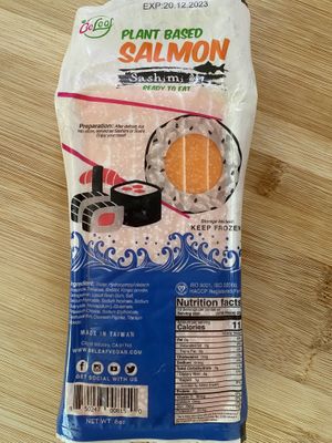 Mercury and Worm Free Frish? Fruck yeah!  at BESTIES Vegan Paradise - Hollywood in Hollywood