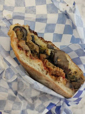 Snackrilege sandwich at BESTIES Vegan Paradise - Hollywood in Hollywood