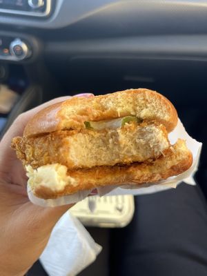 “Popeyes” chicken sandowich  at BESTIES Vegan Paradise - Hollywood in Hollywood