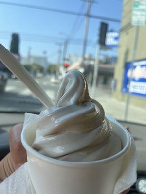Churo banana soft serve   at BESTIES Vegan Paradise - Hollywood in Hollywood