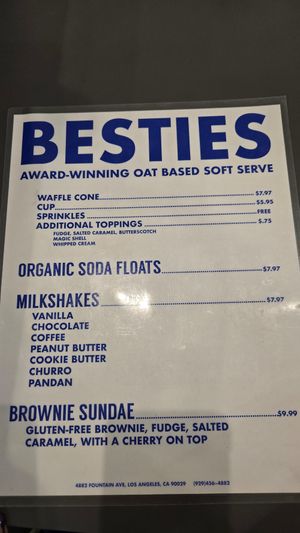  at BESTIES Vegan Paradise - Hollywood in Hollywood