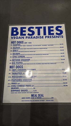  at BESTIES Vegan Paradise - Hollywood in Hollywood