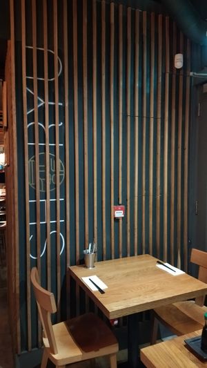 Table at Shoryu Ramen - Carnaby in London