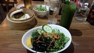 Salad at Shoryu Ramen - Carnaby in London