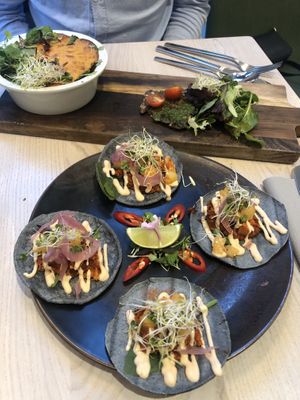 Tacos at Stem & Glory in London