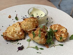 Cauliflower wings. at Stem & Glory in London
