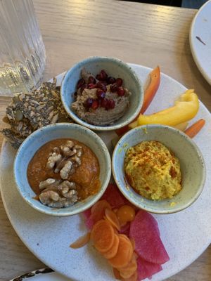 Trio of dips at Stem & Glory in London