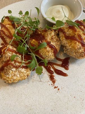 BBQ Cauli Wings  at Stem & Glory in London