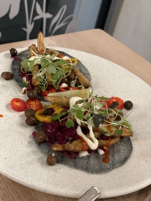 Fish taco  at Stem & Glory in London