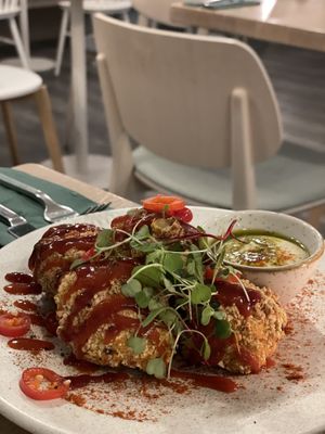 Cauliflower wings  at Stem & Glory in London