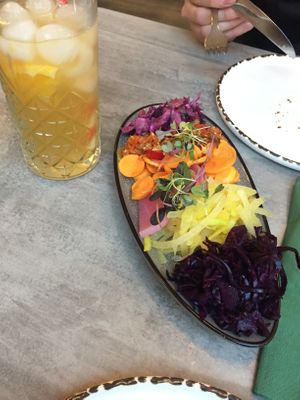 Ferment and pickles, kombucha at Stem & Glory in London