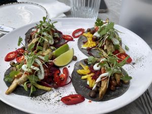 Tocos - an all time favourite   at Stem & Glory in London