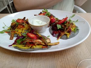 Korean 'fish' tacos at Stem & Glory in London