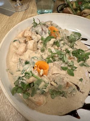 Swede ravioli  at Stem & Glory in London