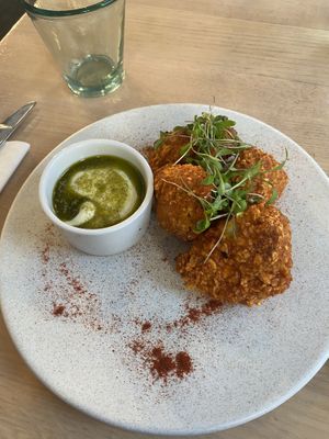 Cauliflower wings #Veganuary at Stem & Glory in London