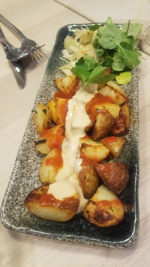 Potatoes at Stem & Glory in London