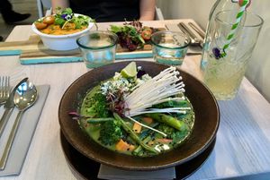 Good portion sizes at Stem & Glory in London