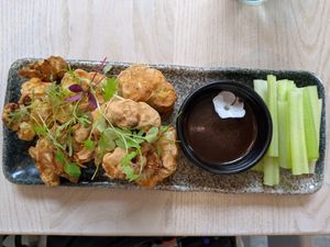 Cauliflower wings at Stem & Glory in London