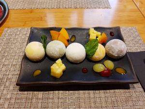 Mochi dessert at Yooji's Sushi - Bahnhofstrasse in Zurich