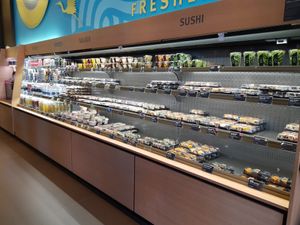 Premade sushi at Yooji's Sushi - Bahnhofstrasse in Zurich