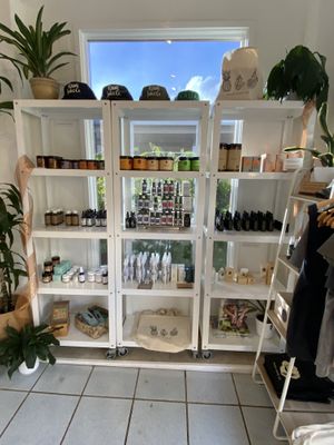 Body care products  at Kauai Juice Co. in Koloa