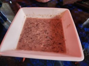 Mushroom soup at Mezzo Italiano in Cambria