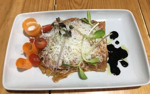 Amaranto's lasagna. at Amaranto in Tulum