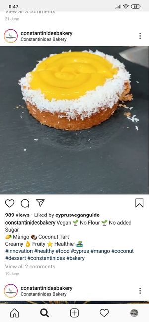 Vegan at Constantinides Bakery in Nicosia