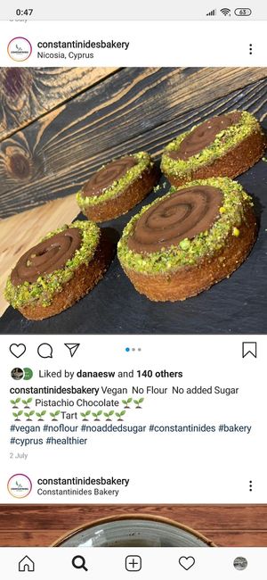 Vegan at Constantinides Bakery in Nicosia