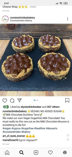 Vegan at Constantinides Bakery in Nicosia